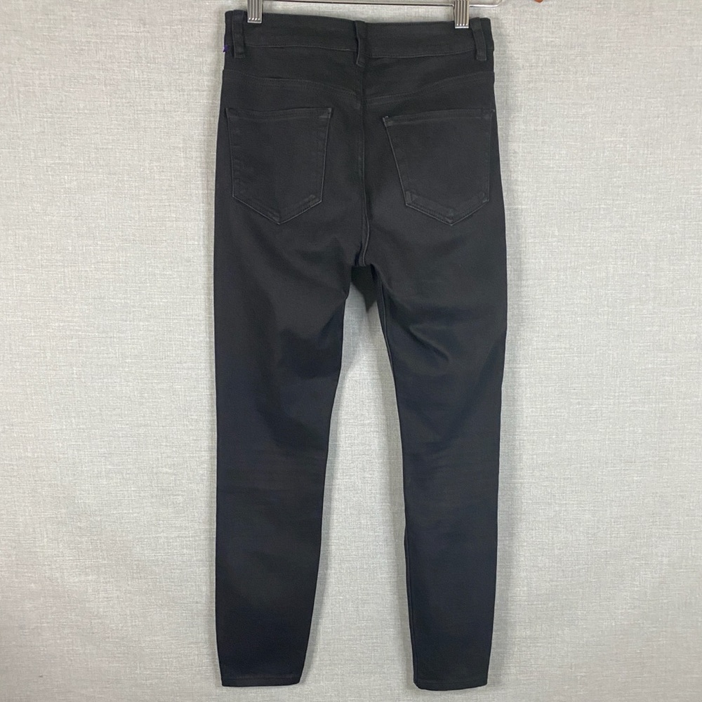 ASOS Women’s Mid-Rise Slim Straight Pant in Black Size 24/25 - Picture 6 of 6